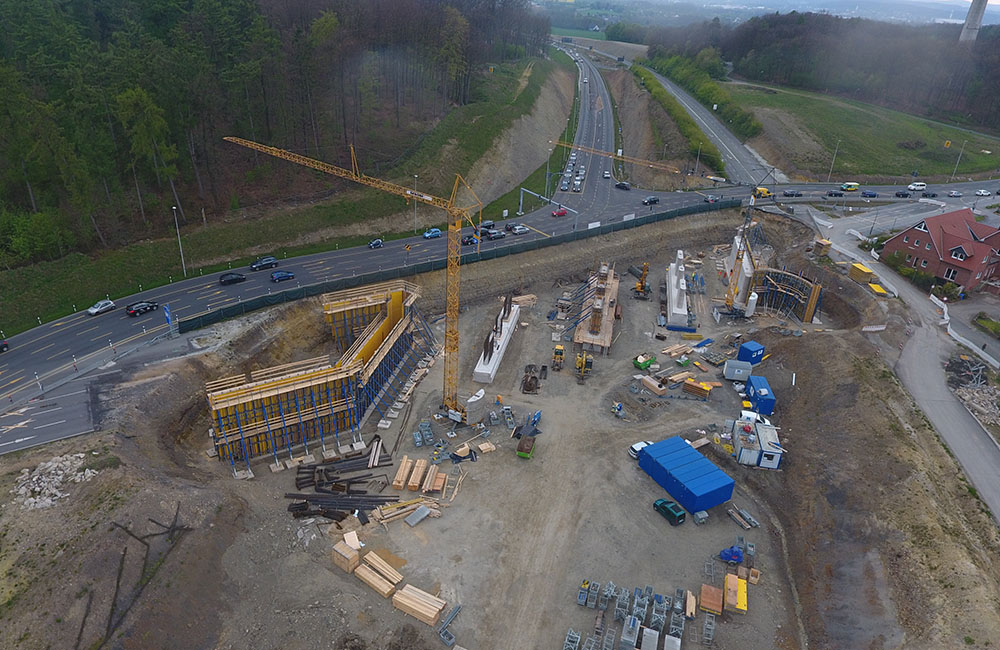 Belm Neue Ortsumgehung Belm (B51n), 6,7 Kilometer Erde, Schotter, Sand und ...